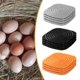 Maxbell 4Pcs Chicken Nest Box Pads Chicken Nest Pads for Garden Poultry Hatchery Box Grey
