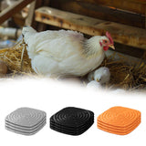 Maxbell 4Pcs Chicken Nest Box Pads Chicken Nest Pads for Garden Poultry Hatchery Box Grey