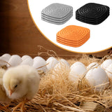Maxbell 4Pcs Chicken Nest Box Pads Chicken Nest Pads for Garden Poultry Hatchery Box Grey