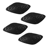 Maxbell 4Pcs Chicken Nest Box Pads Chicken Nest Pads for Garden Poultry Hatchery Box Black