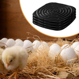 Maxbell 4Pcs Chicken Nest Box Pads Chicken Nest Pads for Garden Poultry Hatchery Box Black