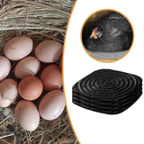 Maxbell 4Pcs Chicken Nest Box Pads Chicken Nest Pads for Garden Poultry Hatchery Box Black