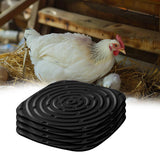 Maxbell 4Pcs Chicken Nest Box Pads Chicken Nest Pads for Garden Poultry Hatchery Box Black