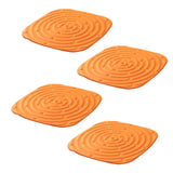 Maxbell 4Pcs Chicken Nest Box Pads Chicken Nest Pads for Garden Poultry Hatchery Box Orange