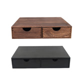 Maxbell Wood Coffee Pod Storage Box Coffee Machine Stand for Kitchen Countertop Home Black