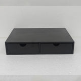 Maxbell Wood Coffee Pod Storage Box Coffee Machine Stand for Kitchen Countertop Home Black