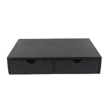 Maxbell Wood Coffee Pod Storage Box Coffee Machine Stand for Kitchen Countertop Home Black
