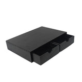 Maxbell Wood Coffee Pod Storage Box Coffee Machine Stand for Kitchen Countertop Home Black