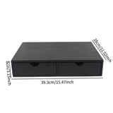 Maxbell Wood Coffee Pod Storage Box Coffee Machine Stand for Kitchen Countertop Home Black