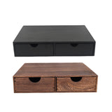 Maxbell Wood Coffee Pod Storage Box Coffee Machine Stand for Kitchen Countertop Home Black