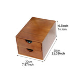 Maxbell Coffee Pods Storage Drawer Coffee Pod Holder for Kitchen Countertop Bar Home Double Layer