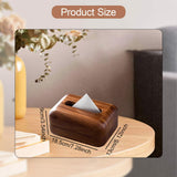 Maxbell Tissue Box Cover Wooden Rectangular Napkin Case for Countertop Vanity Office