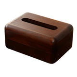 Maxbell Tissue Box Cover Wooden Rectangular Napkin Case for Countertop Vanity Office