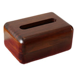 Maxbell Tissue Box Cover Wooden Rectangular Napkin Case for Countertop Vanity Office