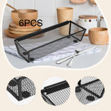 Maxbell 6 Pieces Silverware Drawer Organizer Cutlery Tray for Home Living Room Forks