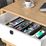 Maxbell 6 Pieces Silverware Drawer Organizer Cutlery Tray for Home Living Room Forks