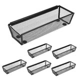 Maxbell 6 Pieces Silverware Drawer Organizer Cutlery Tray for Home Living Room Forks