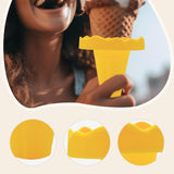 Maxbell Ice Cream Holder Easy to Clean Drip Catcher for Summer Days Outside Birthday