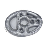 Maxbell Floating Drink Holder for Pools Portable Fruit Snack Tray for Party Summer