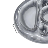 Maxbell Floating Drink Holder for Pools Portable Fruit Snack Tray for Party Summer