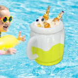 Maxbell Inflatable Beer Ice Bucket Portable Beverage Cooler for Gathering BBQ Picnic