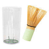 Maxbell Bamboo Matcha Whisk Mixing Brush Traditional Matcha Green Tea Powder Stirrer Green Handle