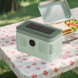 Maxbell Small Ice Maker Countertop Fast Making with Cubes Clip for Party BBQ Kitchen Green