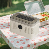 Maxbell Small Ice Maker Countertop Fast Making with Cubes Clip for Party BBQ Kitchen Beige