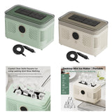 Maxbell Ice Maker Countertop Fast Making Freezing Appliance for Camping BBQ Barbecue Green