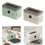 Mini Ice Maker Countertop Compact with Ice Clip for Camping Household Picnic Green