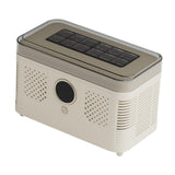 Mini Ice Maker Countertop Compact with Ice Clip for Camping Household Picnic White