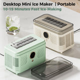 Office Ice Maker Countertop Freezing Appliance for Household Kitchen Camping Green