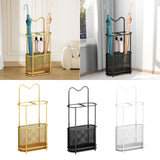 Maxbell Umbrella Rack Stand Metal Umbrella Storage Rack for Kitchen Garage Apartment gold