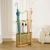 Maxbell Umbrella Rack Stand Metal Umbrella Storage Rack for Kitchen Garage Apartment gold
