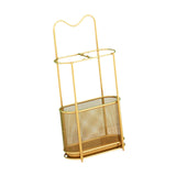 Maxbell Umbrella Rack Stand Metal Umbrella Storage Rack for Kitchen Garage Apartment gold