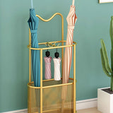 Maxbell Umbrella Rack Stand Metal Umbrella Storage Rack for Kitchen Garage Apartment gold