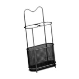 Maxbell Umbrella Rack Stand Metal Umbrella Storage Rack for Kitchen Garage Apartment black