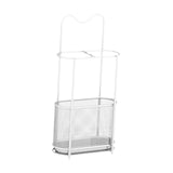Maxbell Umbrella Rack Stand Metal Umbrella Storage Rack for Kitchen Garage Apartment white