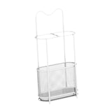 Maxbell Umbrella Rack Stand Metal Umbrella Storage Rack for Kitchen Garage Apartment white