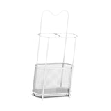 Maxbell Umbrella Rack Stand Metal Umbrella Storage Rack for Kitchen Garage Apartment white