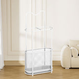 Maxbell Umbrella Rack Stand Metal Umbrella Storage Rack for Kitchen Garage Apartment white
