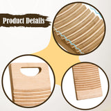 Maxbell Washboard Manual Clothes Washing Tool for Underwear Laundry Room Kids Shirts 40x15cm