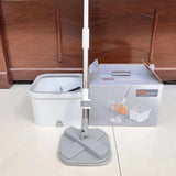 Maxbell Mop and Bucket Set Versatile Microfiber Mop Head for Household Hardwood Wall