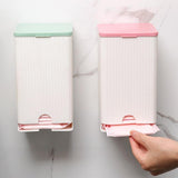 Maxbell Wall Mounted Storage Box Dustproof Napkin Dispenser for Home Office Washroom