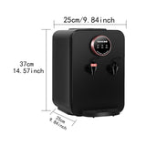 Maxbell Countertop Water Dispenser Top Loading Water Cooler Dispenser for Party Home Black