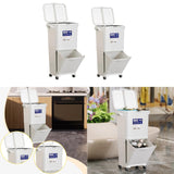 Sorting Trash Can Convenient Kitchen Garbage Can for Bathroom Indoor Bedroom 45L