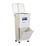 Sorting Trash Can Convenient Kitchen Garbage Can for Bathroom Indoor Bedroom 45L