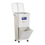 Sorting Trash Can Convenient Kitchen Garbage Can for Bathroom Indoor Bedroom 45L