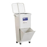 Sorting Trash Can Convenient Kitchen Garbage Can for Bathroom Indoor Bedroom 45L