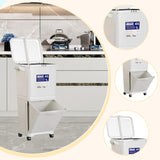 Sorting Trash Can Convenient Kitchen Garbage Can for Bathroom Indoor Bedroom 45L